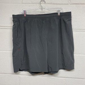 Rhone Mens Gray Athletic Unlined Shorts Size XXL Measures 40x7.5 Gym